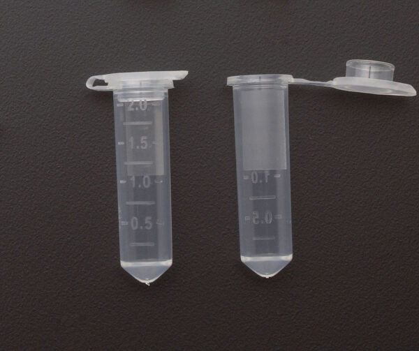 2ml centrifuge tube pointed bottom, buckled