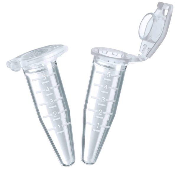 5 ml centrifuge tube transparent conical bottom